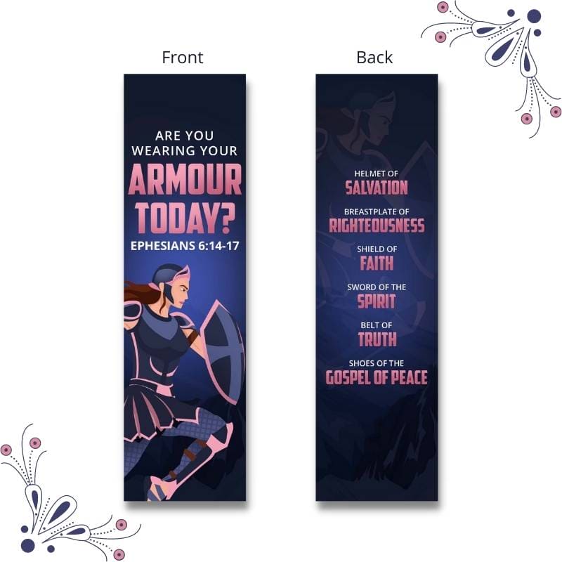 Armour of God for Girls Bookmark